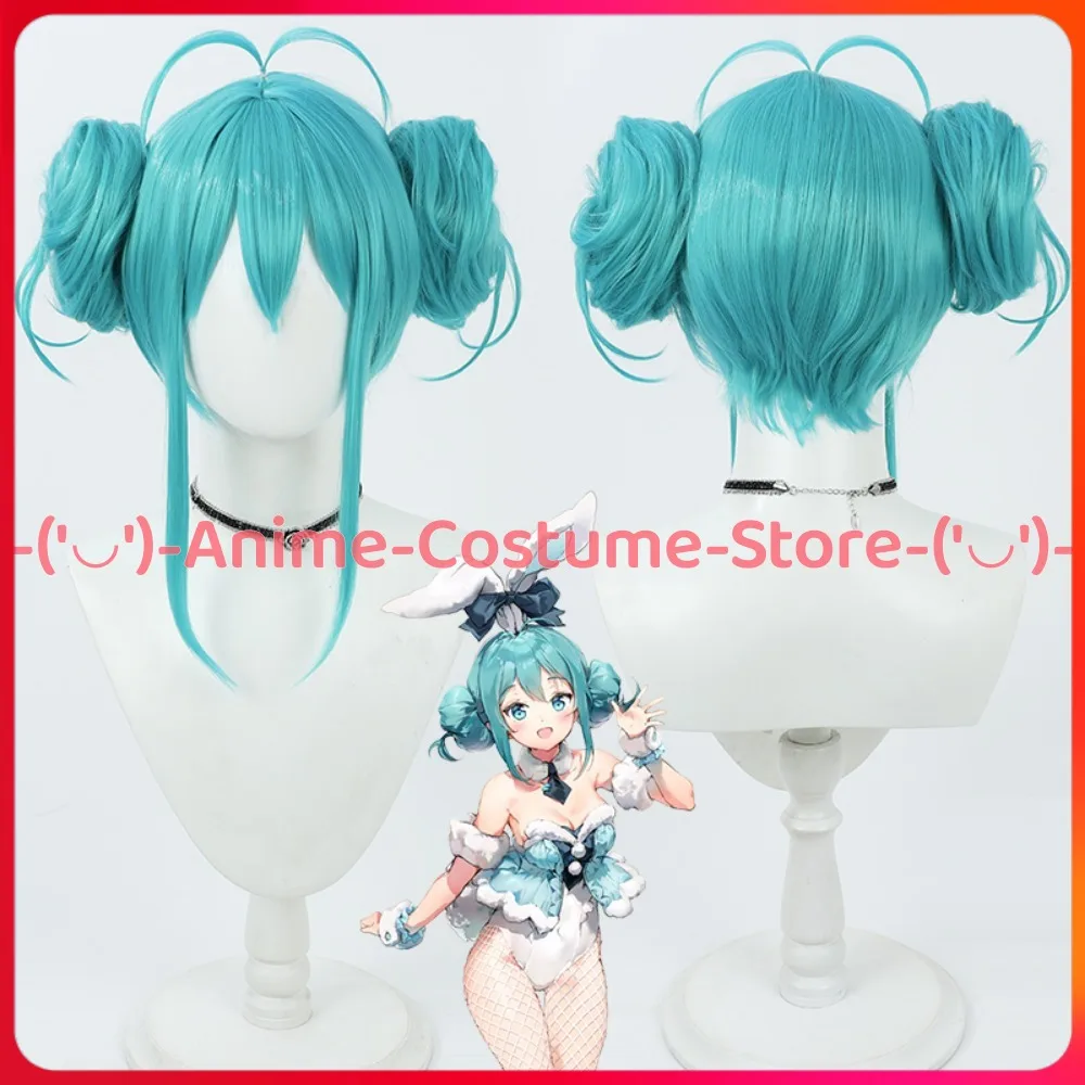 

MK White Rabbit Bunny Girl Cosplay Wig Anime Game Character Halloween Carnival Party Costume Wigs Heat Resistant Synthetic Hair