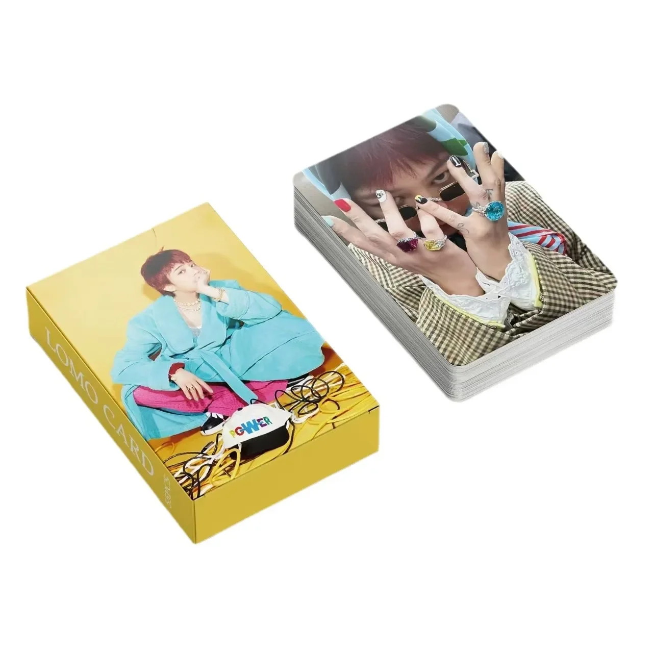 55Pcs/Set Kpop G-Dragon POWER Album Photocards Bigbang Taeyang Daesung Concert Lomo Cards Fans Collection
