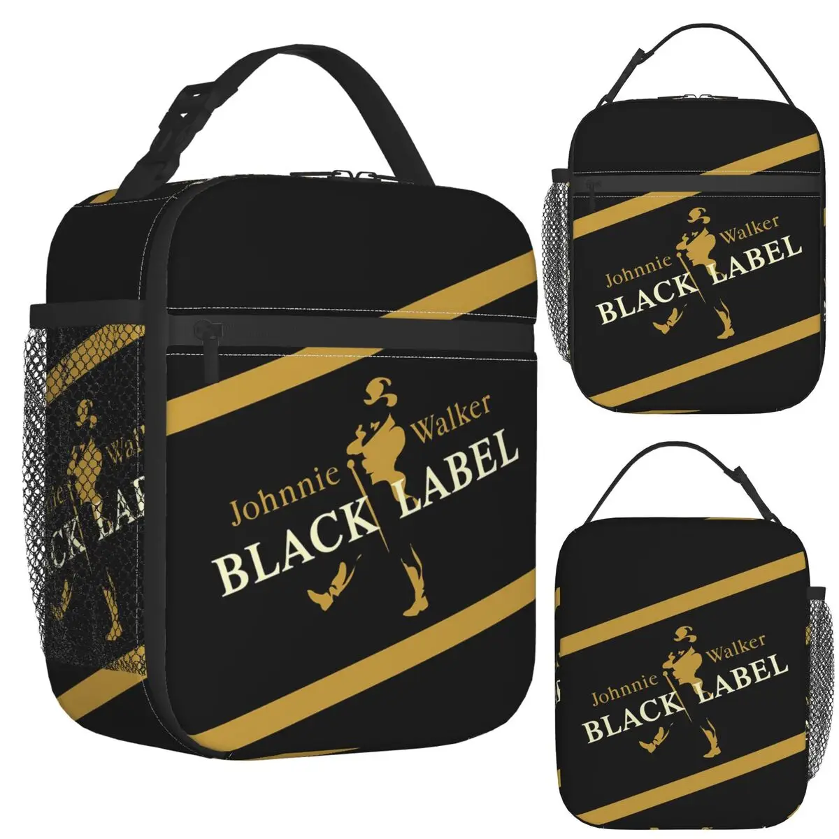 

Johnnie Walker Insulated Lunch Bag for School Picnic Storage Food Boxes Portable Container Cooler Thermal Lunch Box Tote