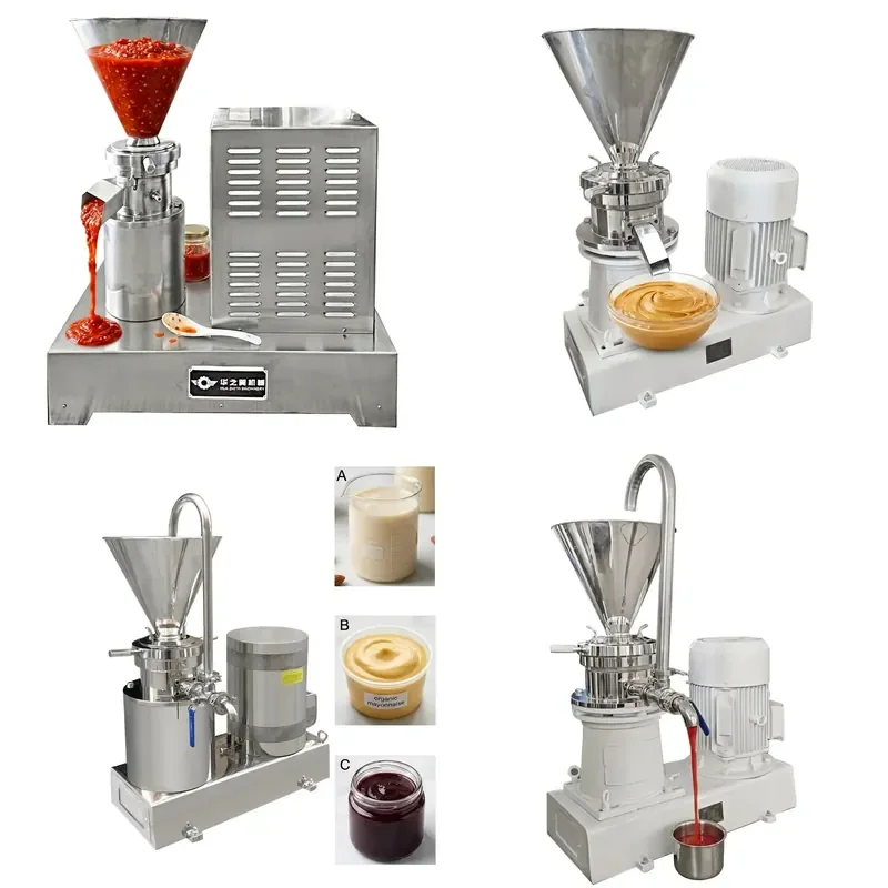 for Huazhiyi Juice Almond Milk Nut Milk Making Machine Hummus Grinder Commercial Colloid Mill