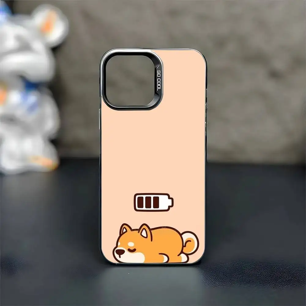 Pet Koki Corgi Dog Phone Case For iPhone17,16,15,14,13,12,11 Plus,Pro Max Black Matte Shockproof Cover