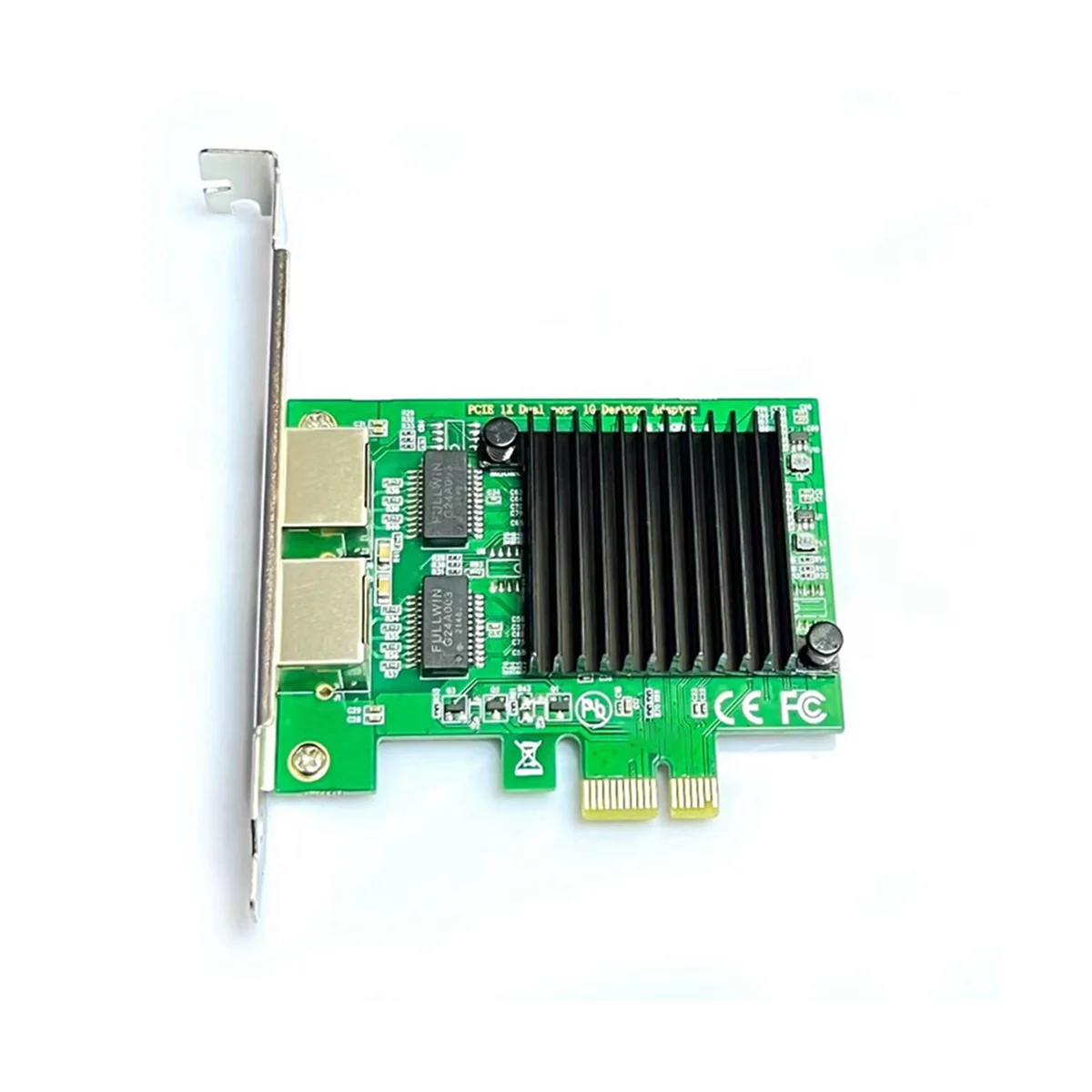 พอร์ตคู่ RJ-45 1000Mbps PCI-Express x 4กิกะบิตอีเธอร์เน็ตเซิร์ฟเวอร์อะแดปเตอร์พอร์ตคู่ตัวควบคุมอินเตอร์เฟสเครือข่าย