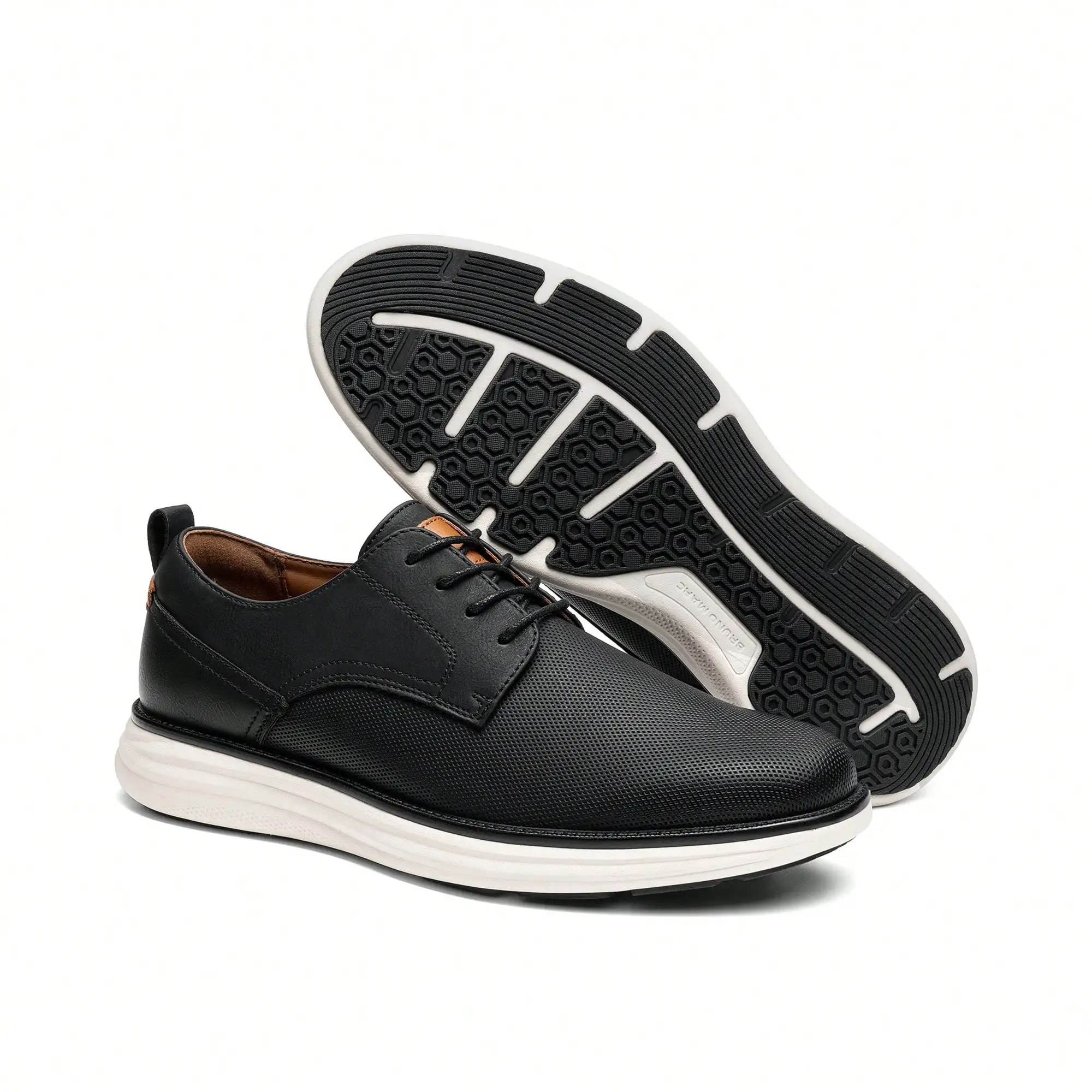 Men's Oxfords Casual Lightweight Cushioned Anti-Slip Patches Breathable Arch-Support Insole For Business Commute Dress Shoes sx260914030020542939625