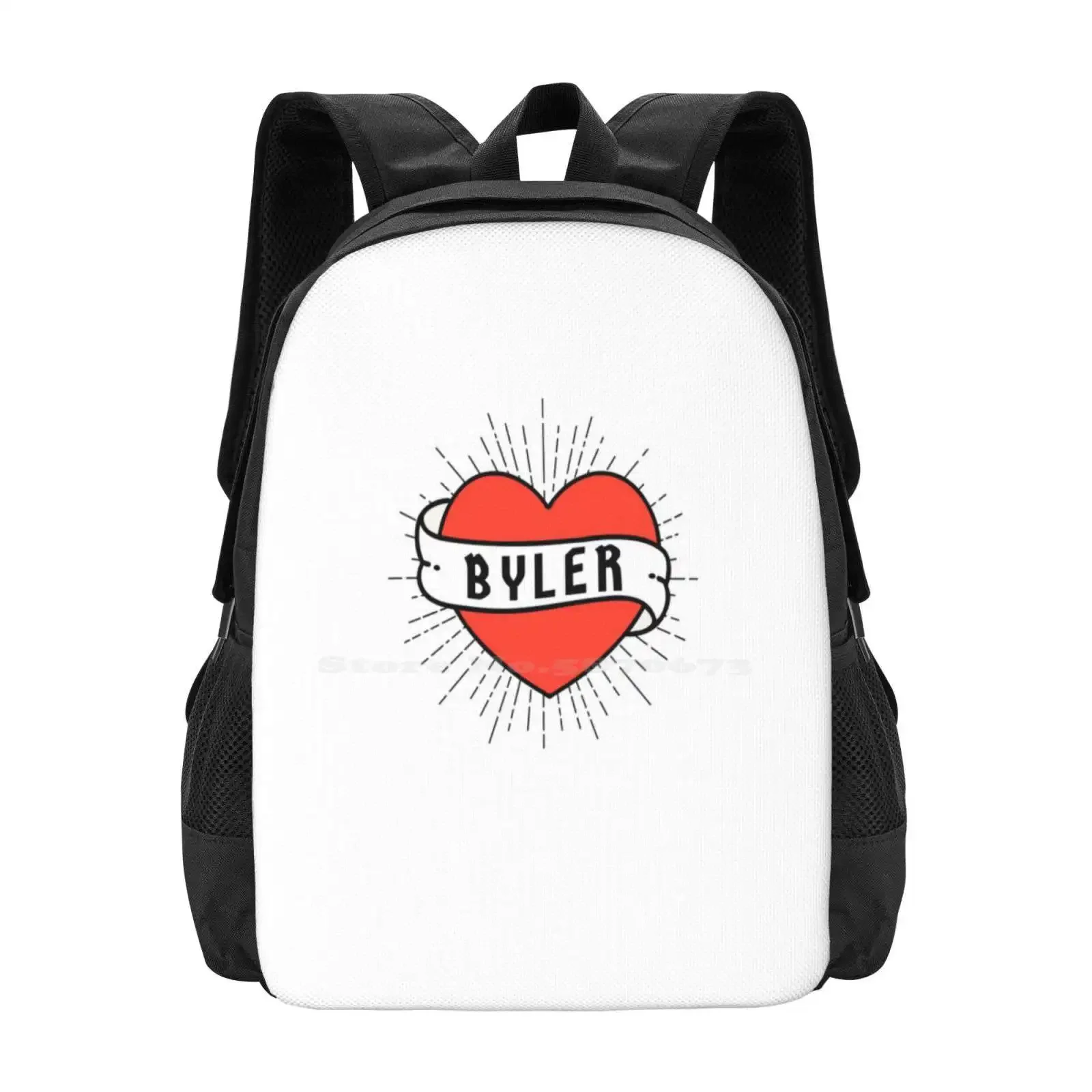 

Byler Heart And Banner Hot Sale Schoolbag Backpack Fashion Bags Byler Shipper Ship Byler Shipping Byler Byler Otp Byler Heart