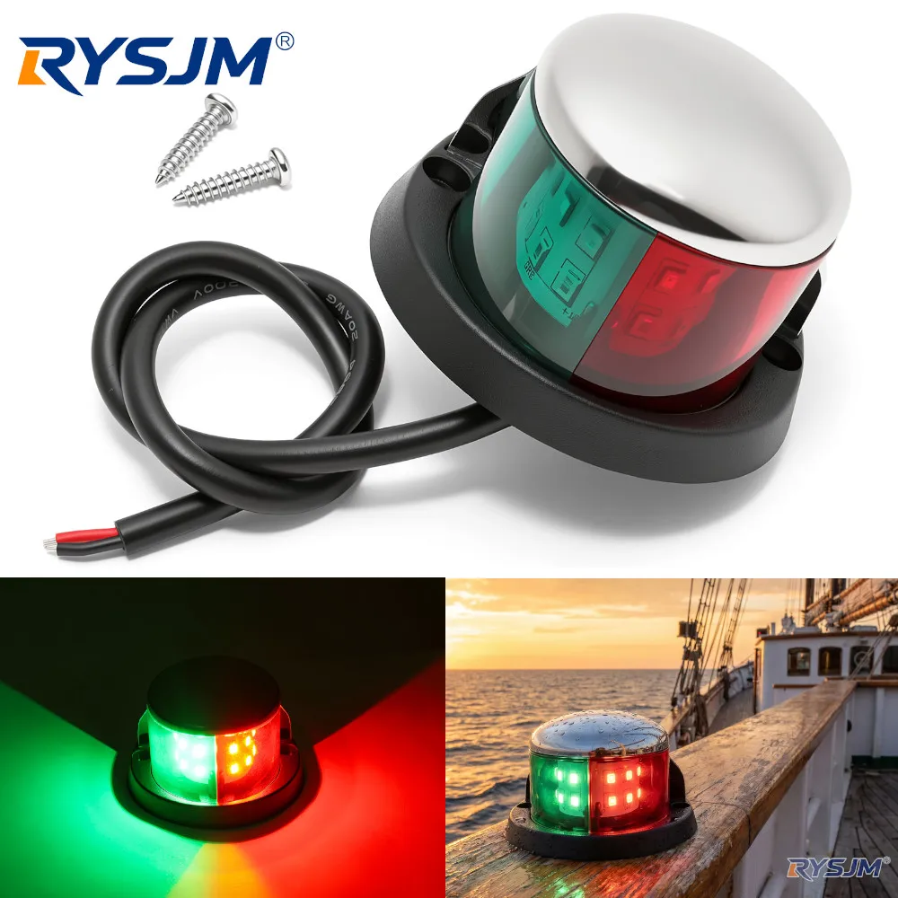 luzes-de-barco-vermelhas-e-verdes-12v-led-luz-de-navegacao-frontal-luz-de-sinalizacao-para-vela-lampada-de-advertencia-luz-frontal-para-barco-lancha-iate-e-embarcacoes-maritimas