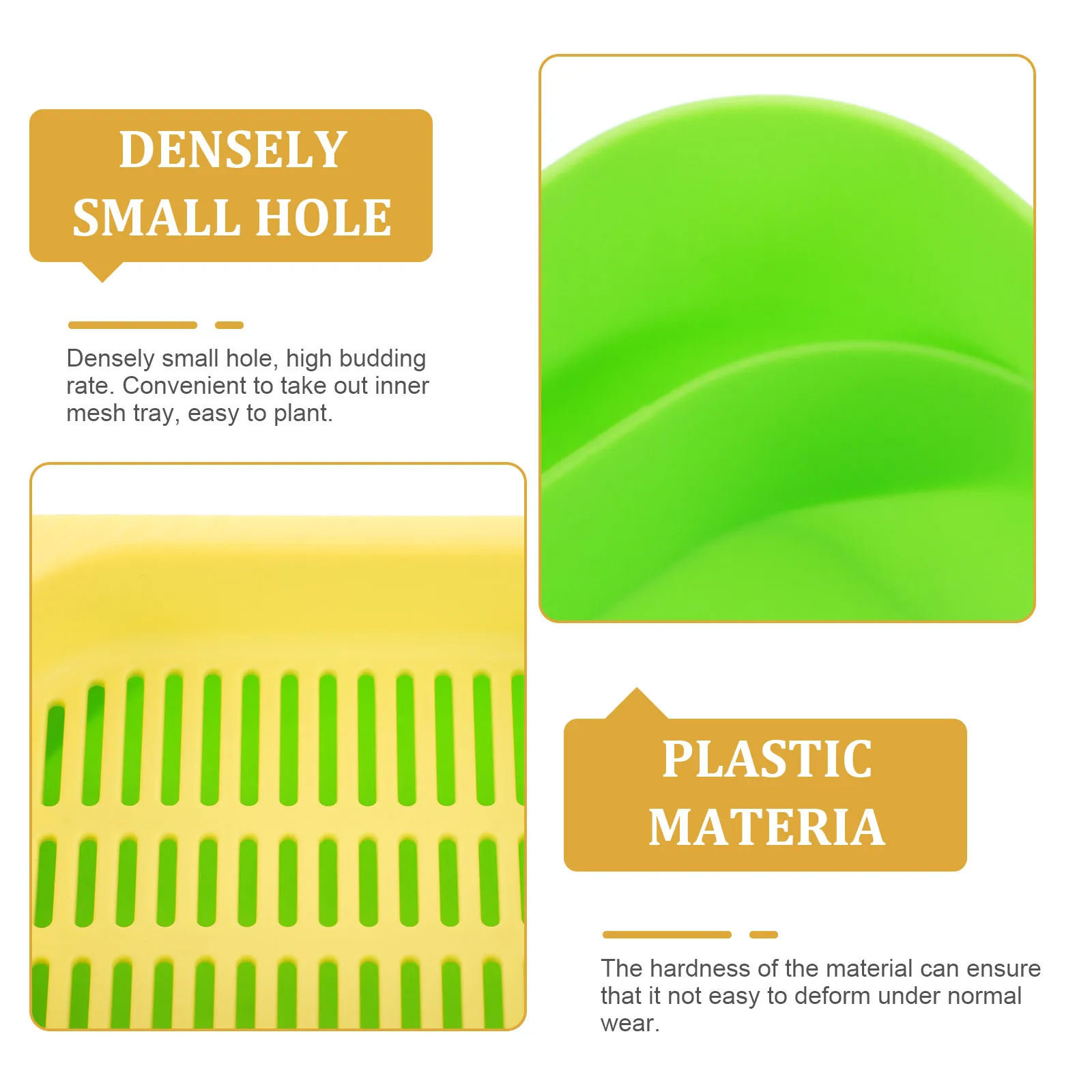 

Creative Soilless Cat Grass Planter Hydroponic Catnip Planting Box Household Pet Planting Container Double Layer Design Easy