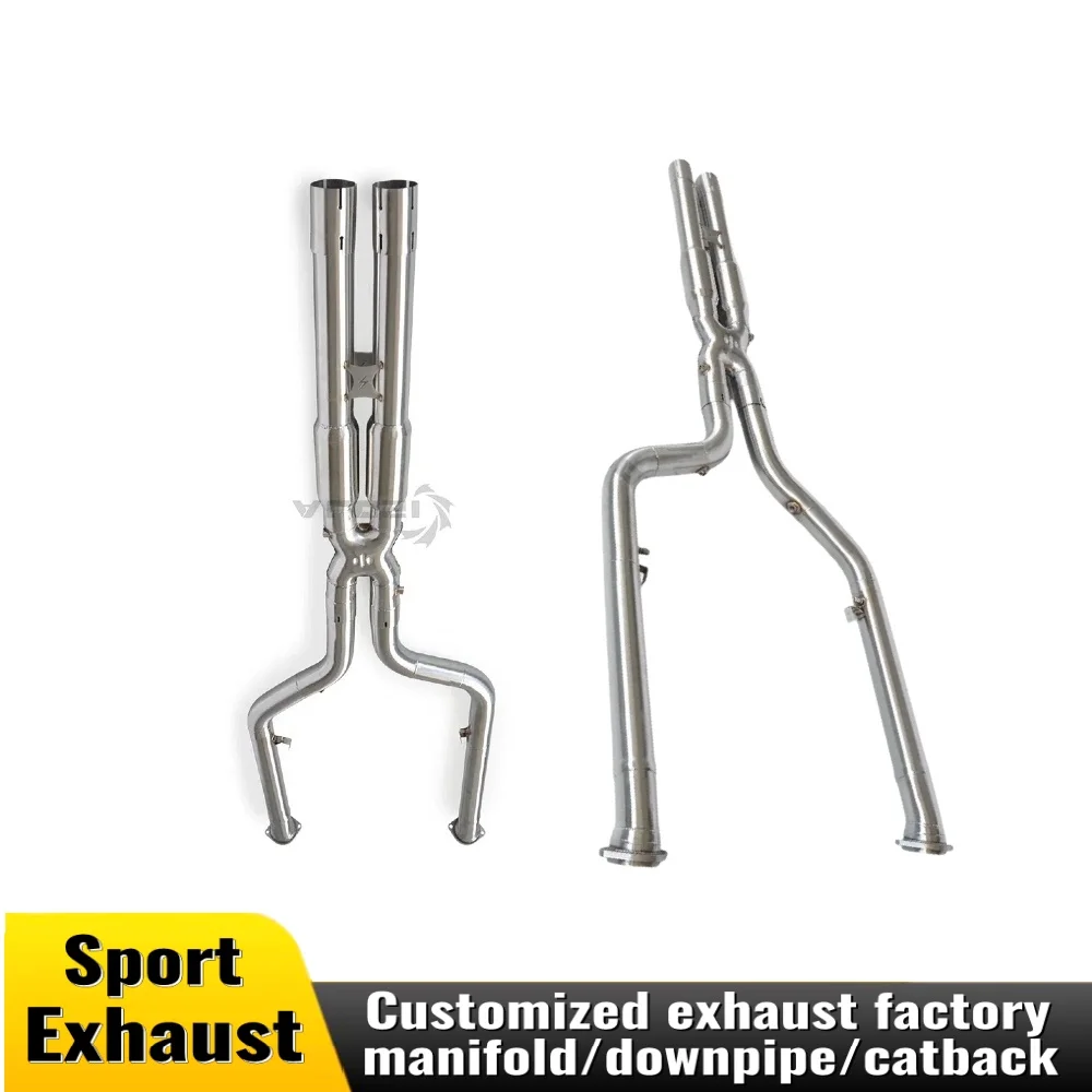 

Средняя часть выхлопной системы для BMW XM 4.4T 2023-2025 гг. 2024-2025 BMW X5X6 выхлопная система из нержавеющей стали, глушитель спортивного автомобиля на заказ