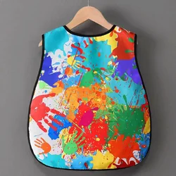 Children's Waterproof Painting Vest Apron Sleeveless Wearing Protective Cover Kindergarten Dining Bib Training Class Activity