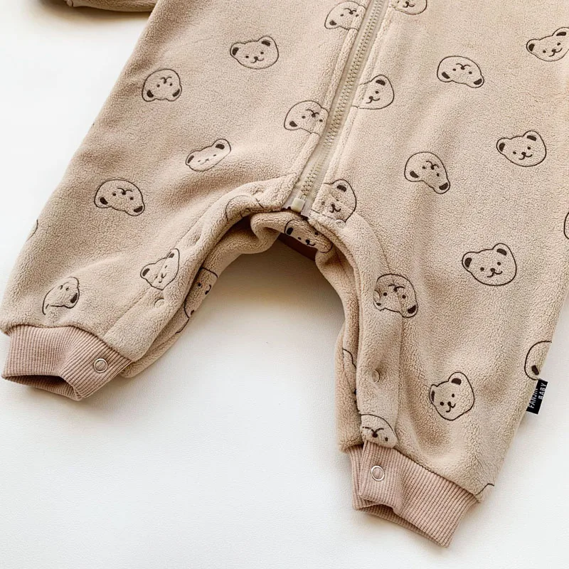 IYEAL سوبر لطيف ملابس الطفل الخريف والشتاء في الهواء الطلق الطفل الصوف مقنعين سترة طفل الخريف الصوف بذلة دافئة