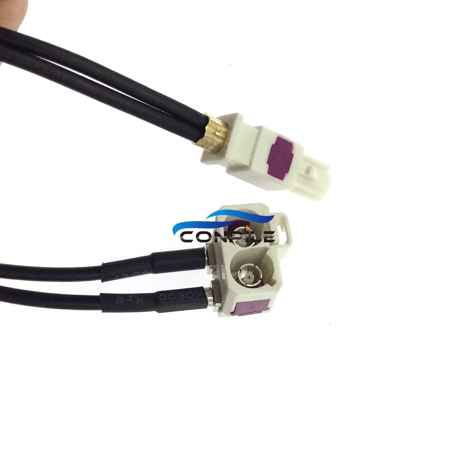 1pc for Volkswagen RCD510 RNS510 RNS315 275 MIB radio antenna 1 to 2 interface conversion harness cable