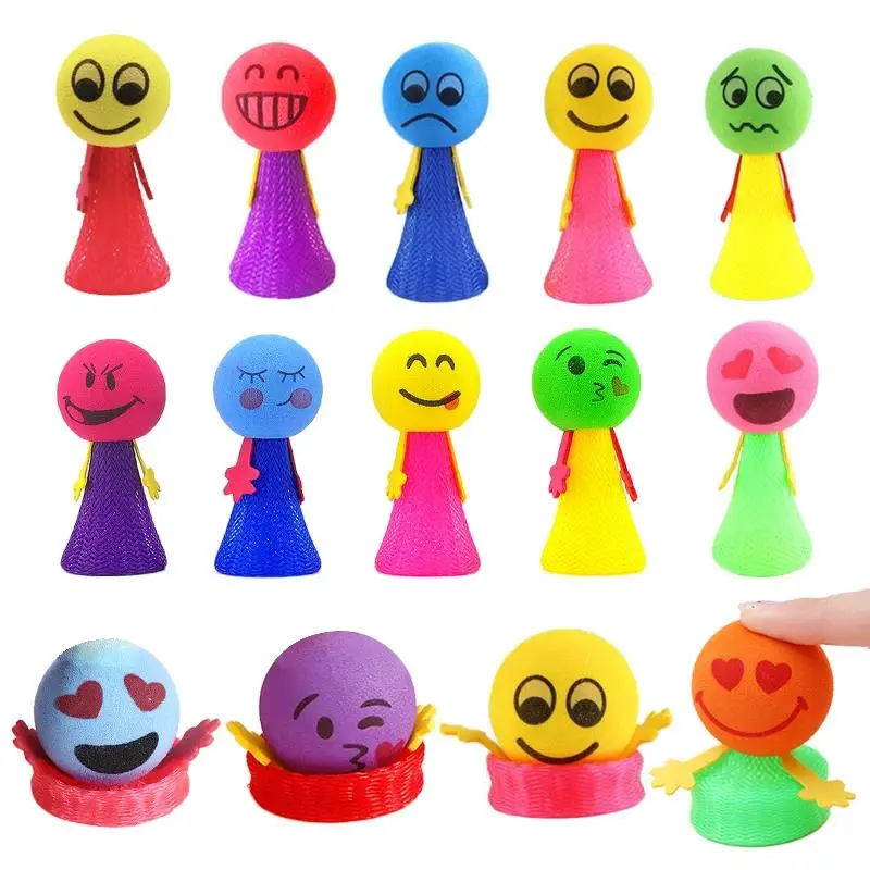 10/12/24 stücke Springenden Mann Nylon Lustige Jump Party Tisch Spiele Cartoon Nette Design Festival Sammeln Unterhaltung Requisiten TMZ