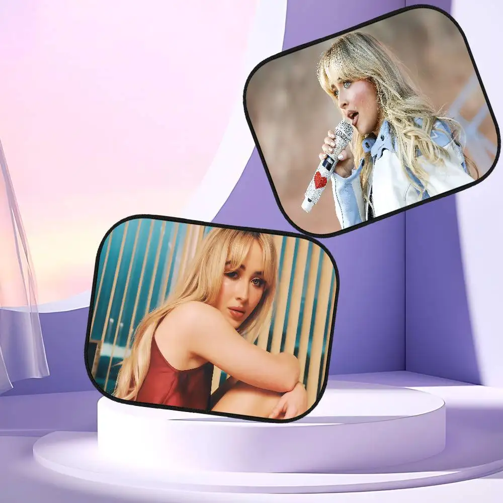 

SabrinaS аниме Carpenter-R солнцезащитный козырек для бокового окна автомобиля, электростатические шторы, защита от солнца для ребенка, 99,9% УФ-блокировщик