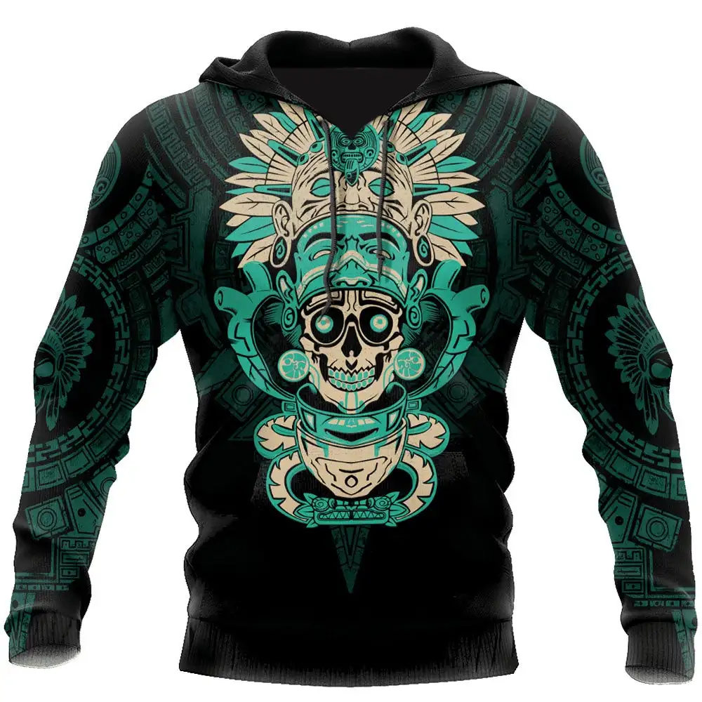  Men Hoodies Mexico National 3D Print abstract style Men pullover Tops Casual Long Sleeve Oversize Personality Man Clothing Tops