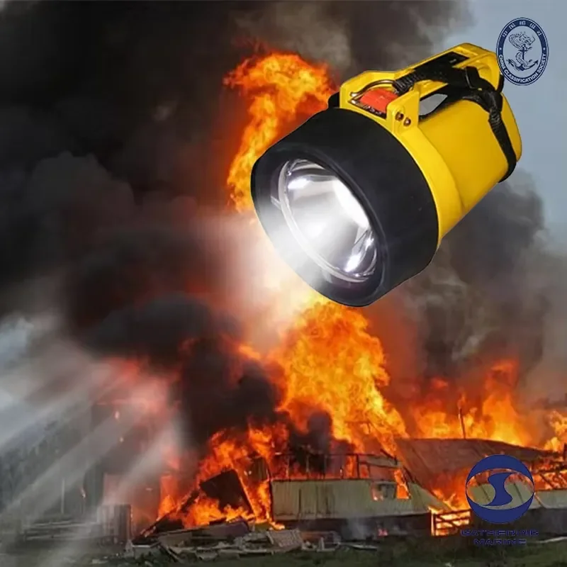 300M Range Rechargeable Explosion-proof Flashlight Lamp LED for Fire Fighting Use