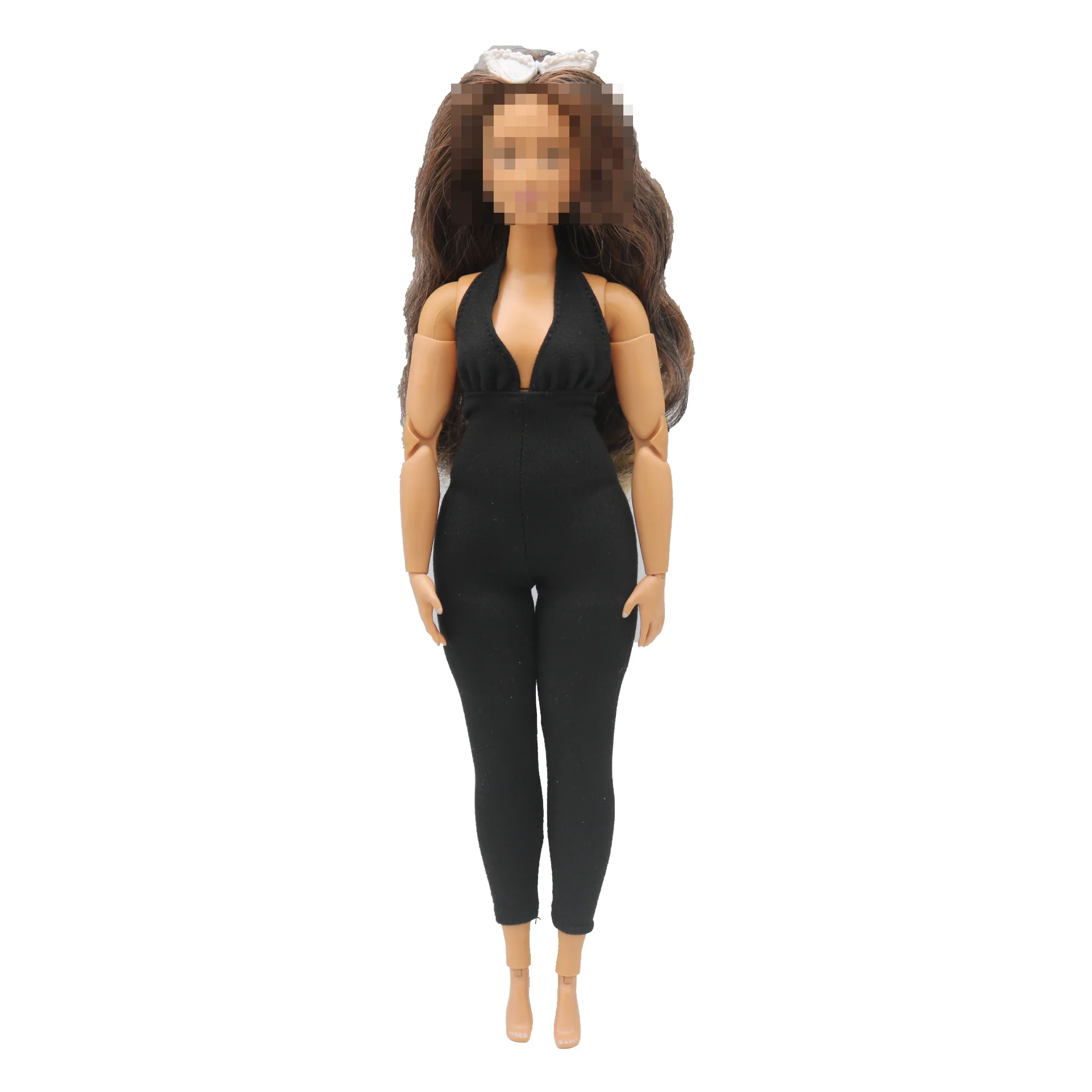 New 30cm 1/6  hip wrap Tight low-cut jumpsuit  Daily Wear Accessories Clothes for Barbie Doll 11.5\