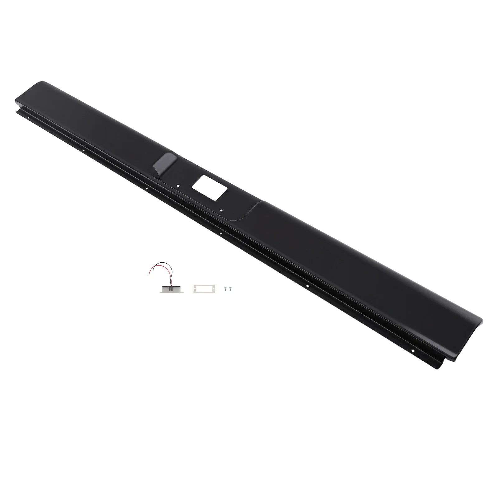 Black Primed Rear Roll Pan for Chevy C10 Pickup Fleetside C20 1973-1987 Steel