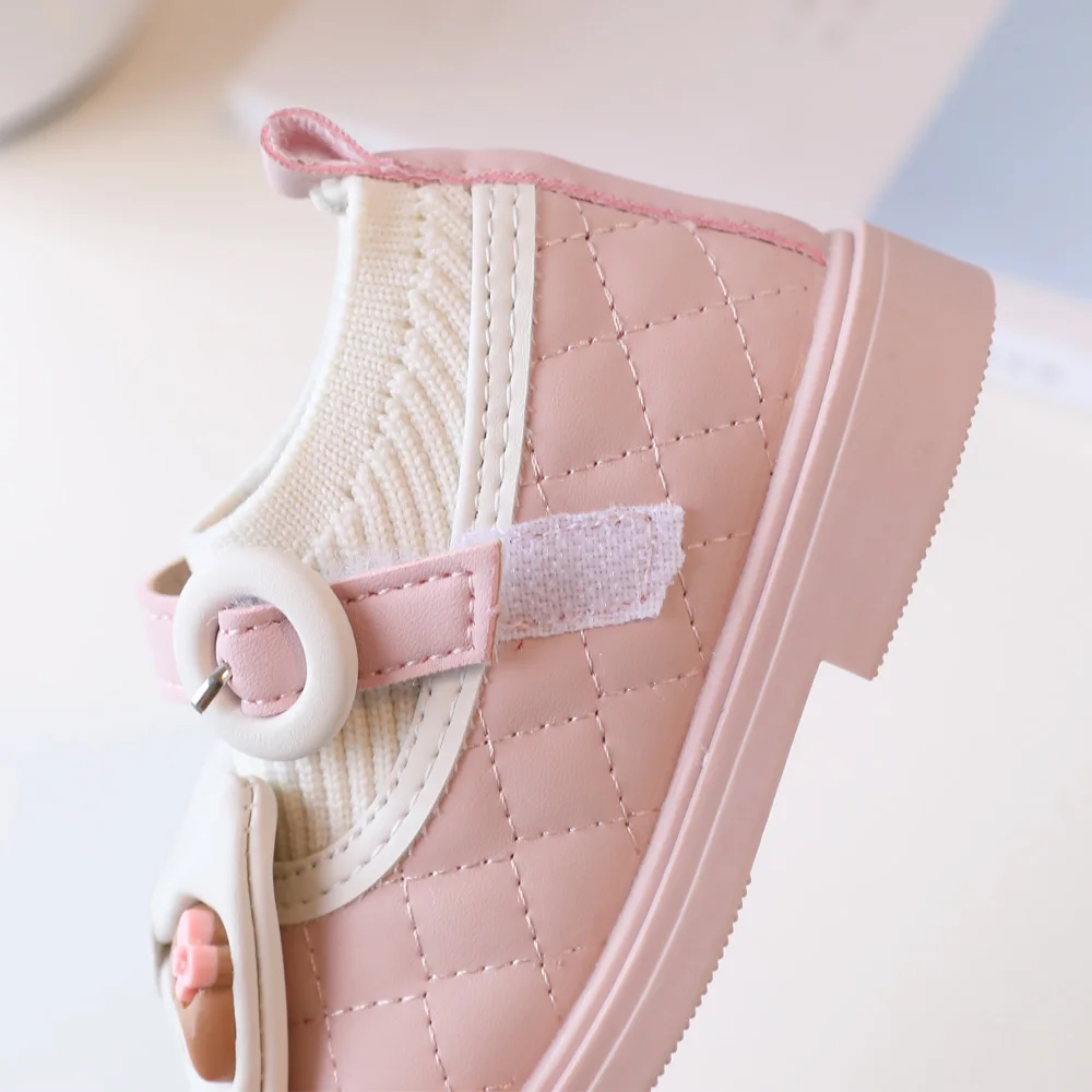 2023 New Baby Shoes Soft Sole Breathable Little Kid Princess Walking Spring Autumn Girls Infant Winter Versatile