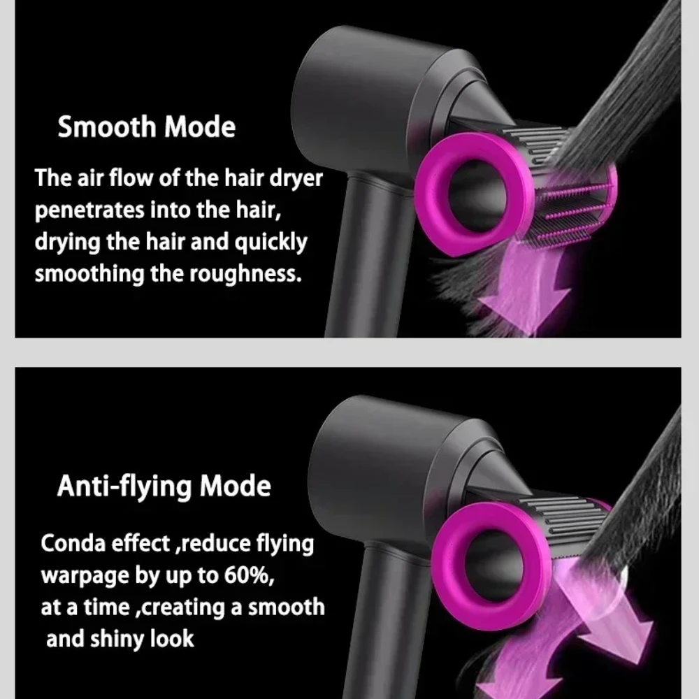 

For Dyson Styling Nozzle Attachment, Universal Smoothing & Frizz Control Tool for Hair Dryer,Anti-Flyaway Modeling Accessories