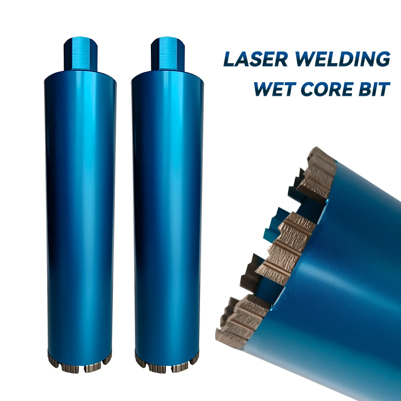 Wet Diamond Core Drill Bit 42-400mm 1-1/4 UNC Thread Concrete Masonry Hole Drilling Bit Professional Power Tool Accessories