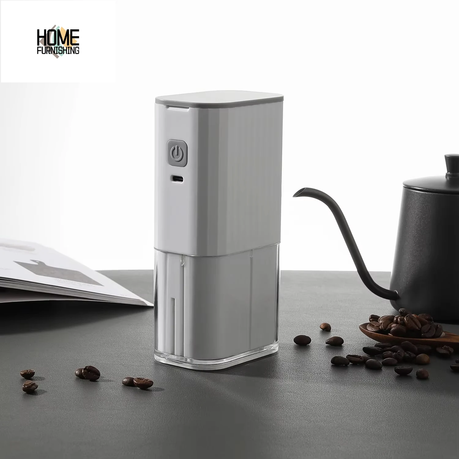 

New Coffee Tools Travel Picnic Portable Rechargeable Coffee Bean Grinder Ceramic Burr Electric Coffee Maker Grinder