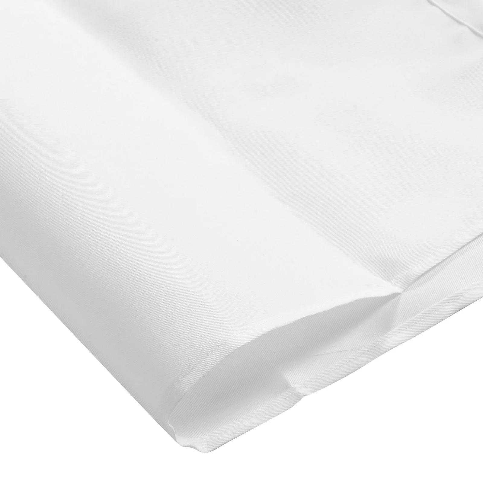 Fartuch bistro unisex do połowy uda, biały, fartuch jednorzędowy, fartuch dla kelnerów restauracji, fartuch kucharski dla kobiet i mężczyzn