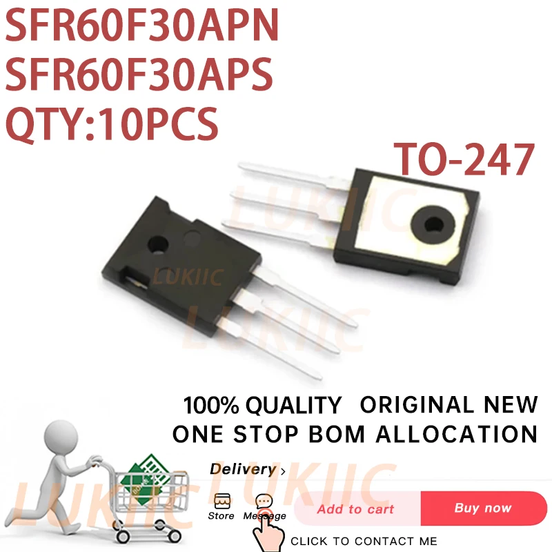 (10PCS) 100% New SFR60F30APN SFR60F30APS SL60F30A 60F30A