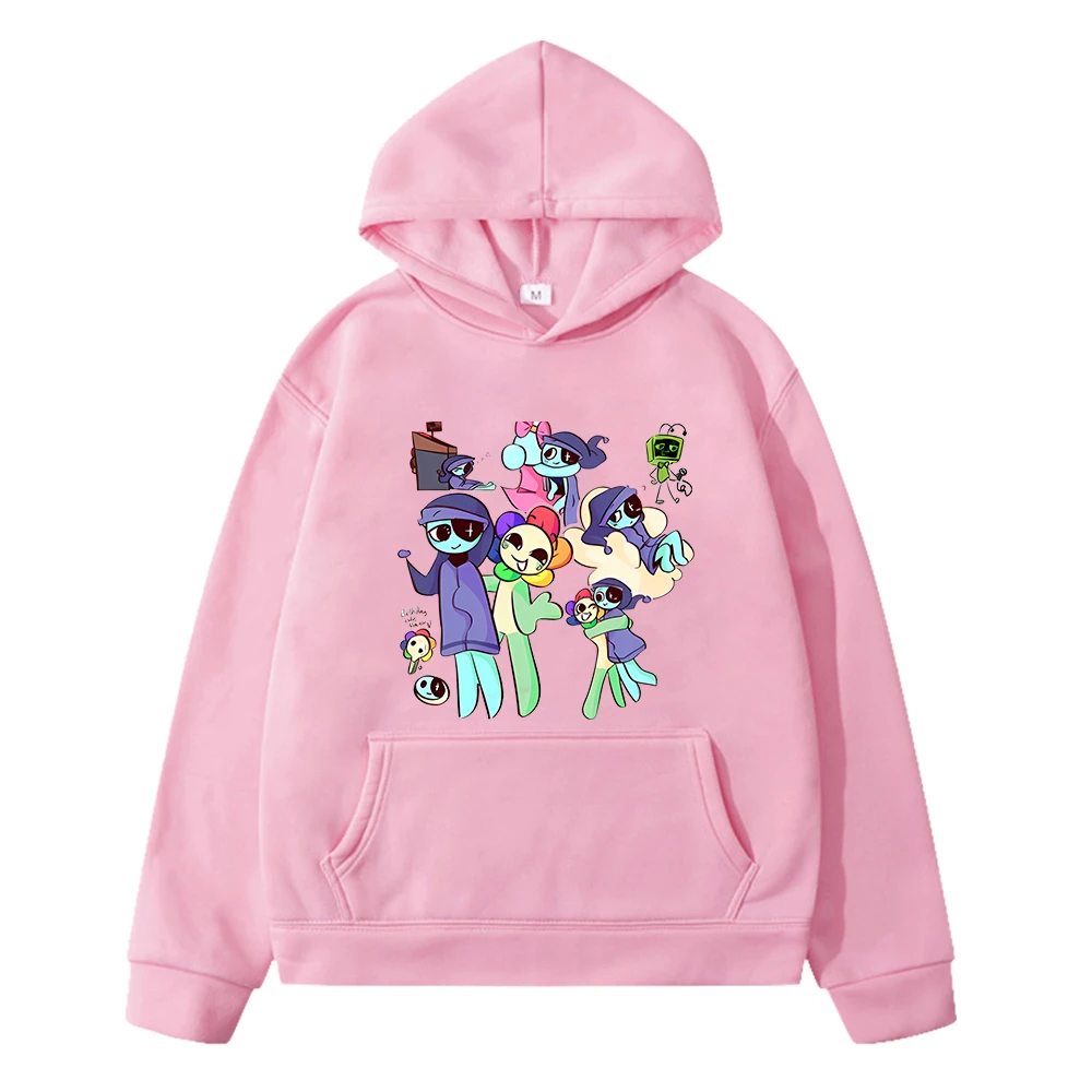 

Kawaii Dandys World Autumn anime hoodie Fleece Sweatshirt Cartoon Pullover hoodies boys jacket y2k sudadera kids clothes girls