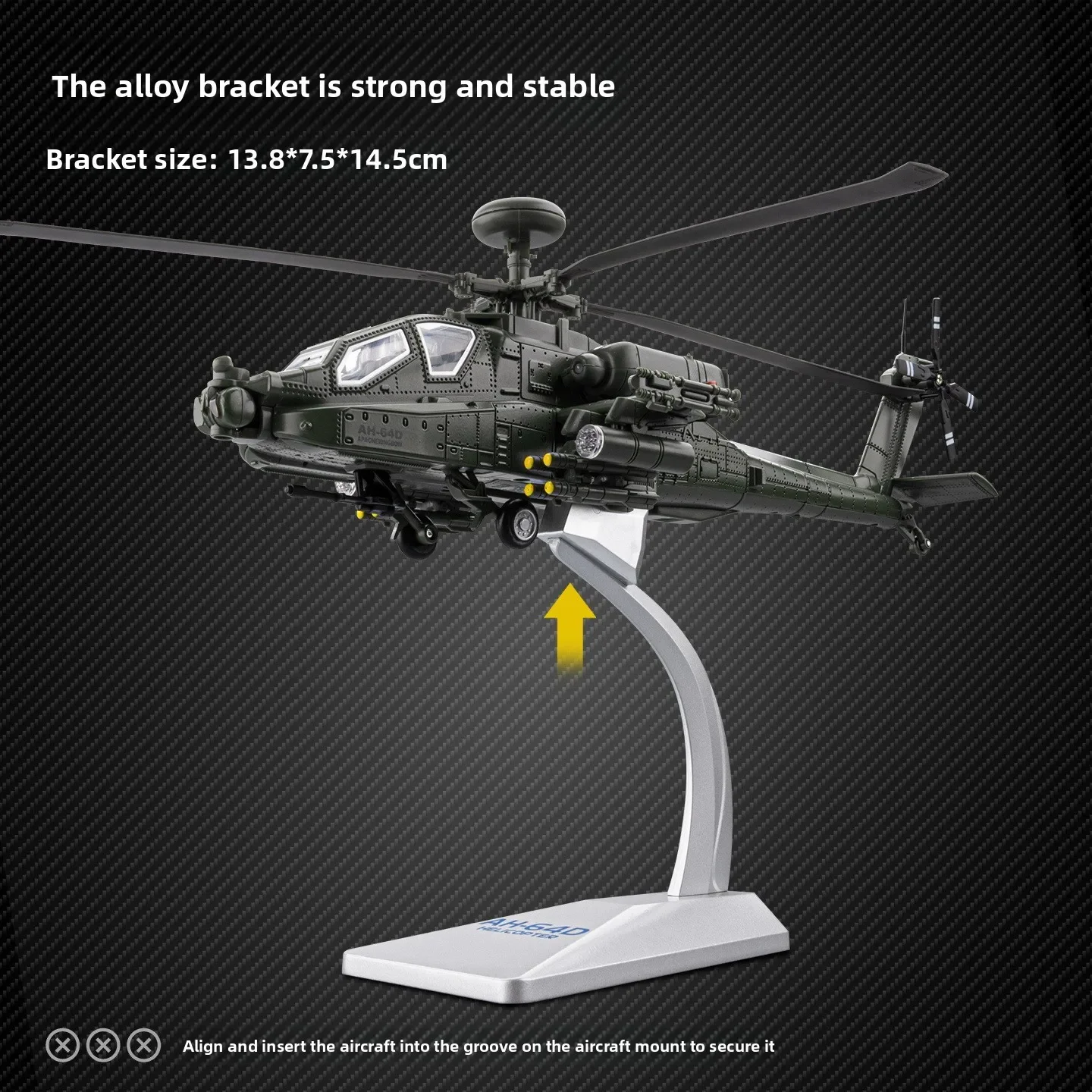 

1:46 Apache AH-64D модель самолета, игрушечный автомобиль, литой под давлением сплав, вращающийся пропеллер, звуковой свет, истребитель, модели транспортных средств для детей, подарки