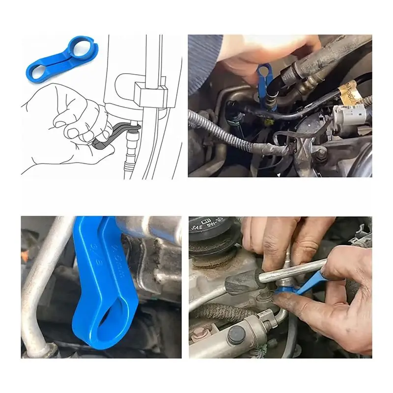 A30F-16PC AC Fuel Line Disconnect Removal Tool Set W/Storage Box, For 1/4 5/16 3/8 1/2 5/8 3/4 7/8 In