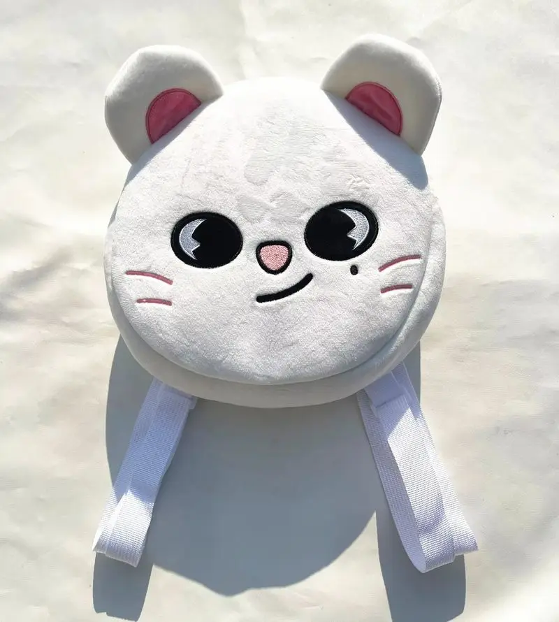 Skzoo Cartoon Stuffed Animals Plush Backpack Korean Wolfchan Leebit Dwaekki Hanquokka Jiniret Bbokari Stray Kids Fans Gift