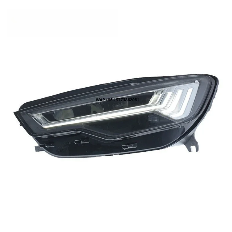 

1 Unit for 12-18 A6L Headlight Assembly C7 Modified with New LED Lens Daytime Running Light Flow Steering