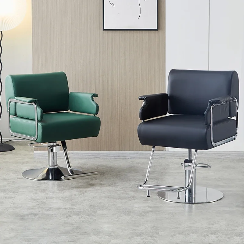 Luxury Trendy Barber Chair Beauty Salon Hairdressing Commercial Shampoo Barber Chair European Aesthetic Commercial Furniture