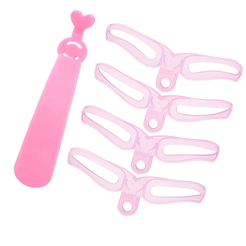 1 conjunto de régua de sobrancelha, kit de estêncil reutilizável com 4 opções de moldura, cria sobrancelhas naturais definidas facilmente em casa, ferramenta de beleza diy