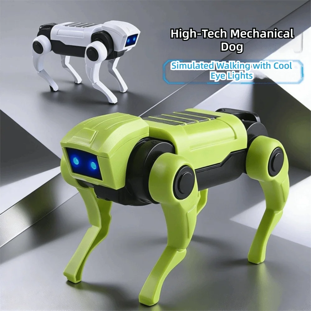 With LED Eyes Electric Robot Dog Walking Movement Battery Powered Educational Robot Science Teaching Model Dog