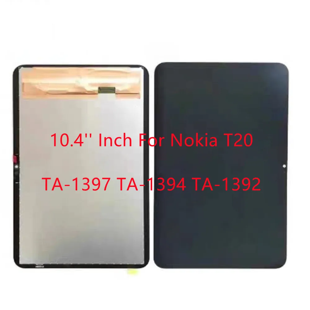 

10,4-дюймовый ЖК-дисплей для Nokia T20 TA-1397 TA-1394 TA-1392 T20, дигитайзер сенсорного экрана в сборе, ремонт, запасная часть, протестирована