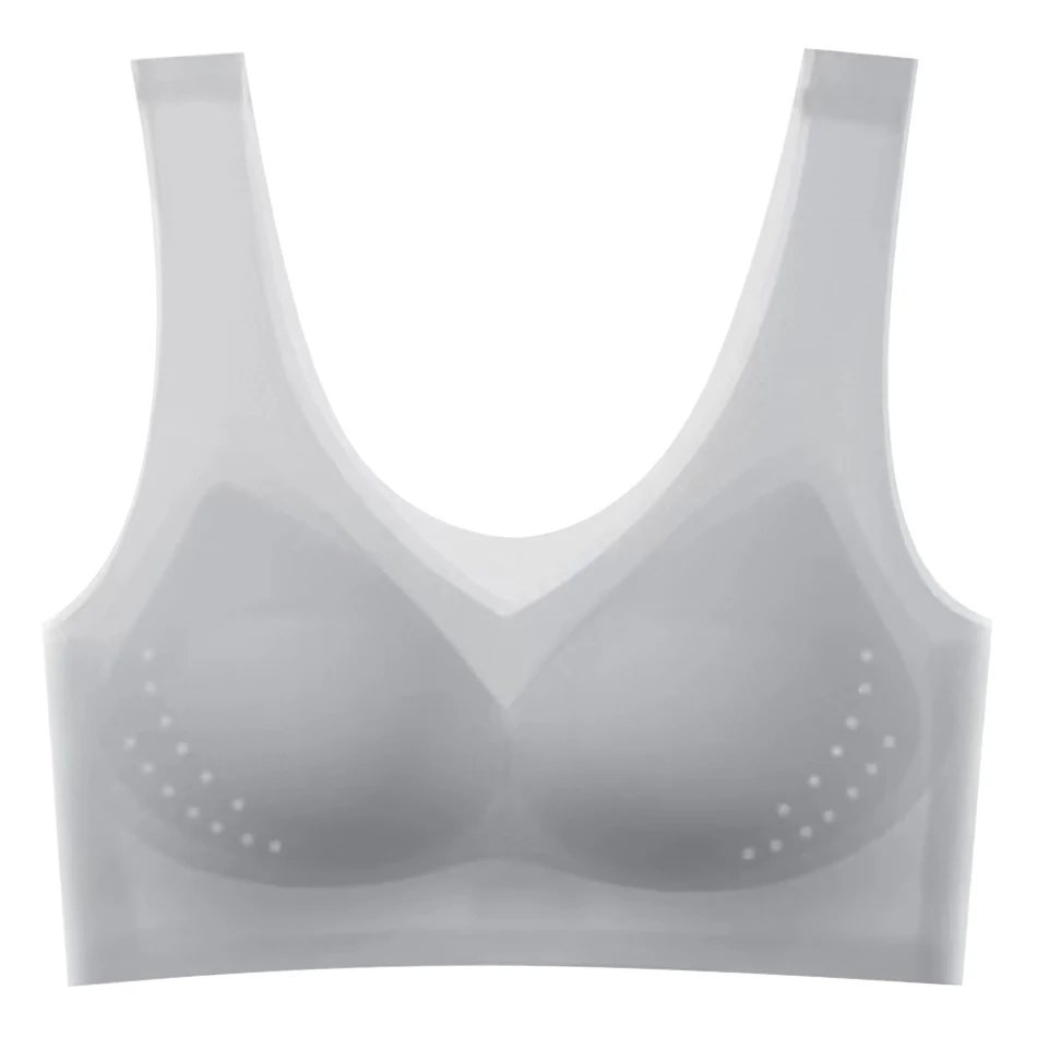 Ultra Thin and Breathable Cozy Women Sports Bras with Backless no Underwire Design Perfect for Plus Size and Summer Activities