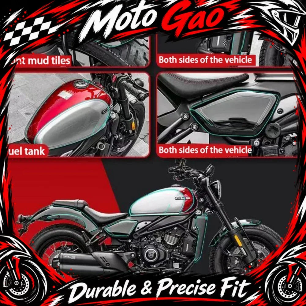 【Precise Fit】For CFMOTO 450CLC invisible car cover fuel tank sticker instrument film body protection sticker 450clc 450CL-C
