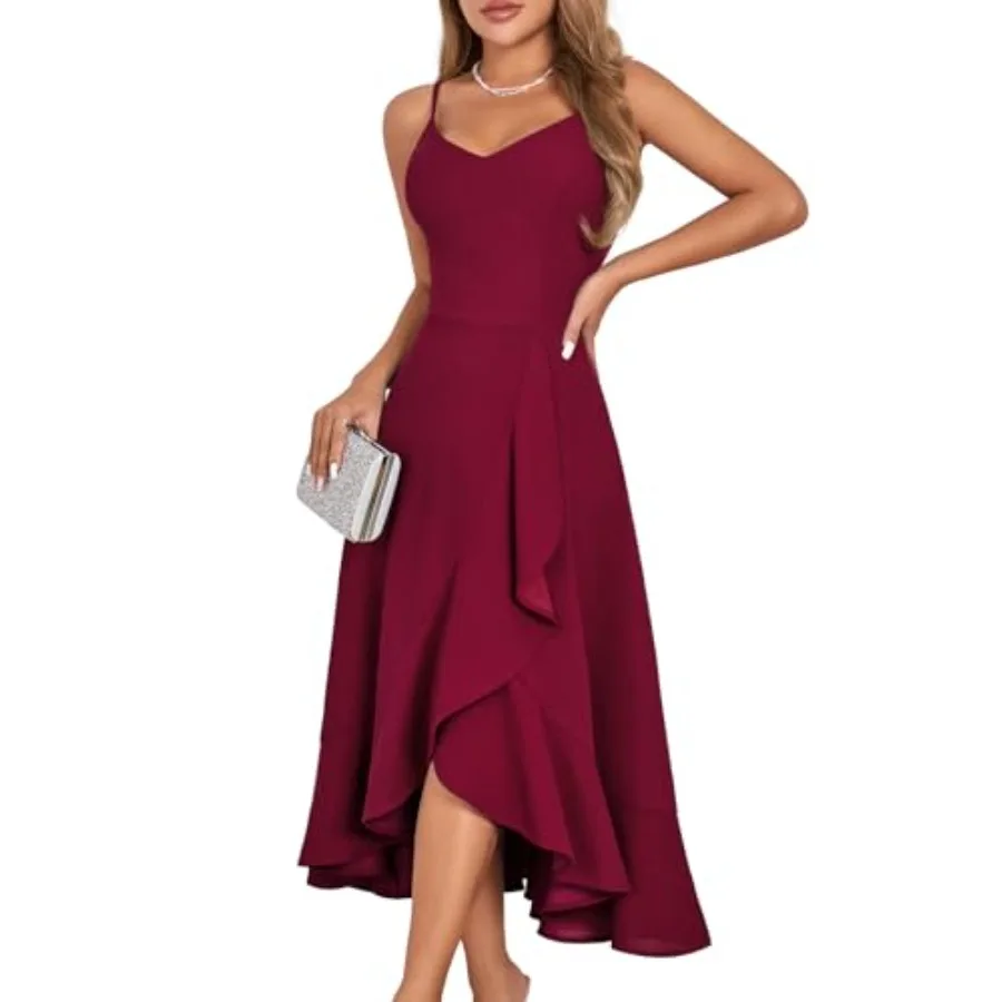 

DRESSTELLS Women's Cocktail Dresses, Formal Wedding Guest Graduation Party High Low Dress