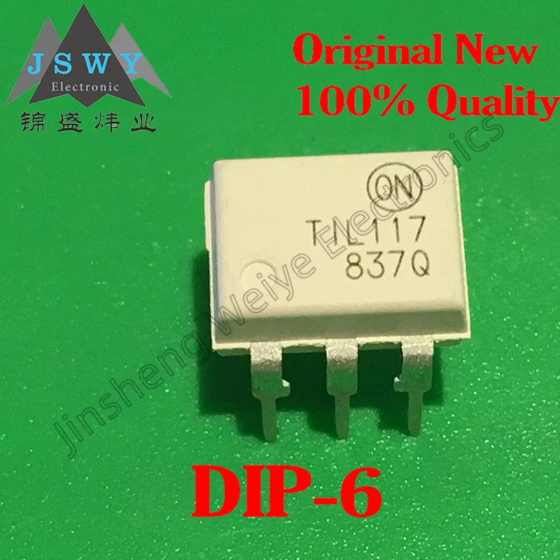 

(10/50 pcs) TIL117 DIP-6/Transistor Output Photocoupler/New Original Stock Electronic