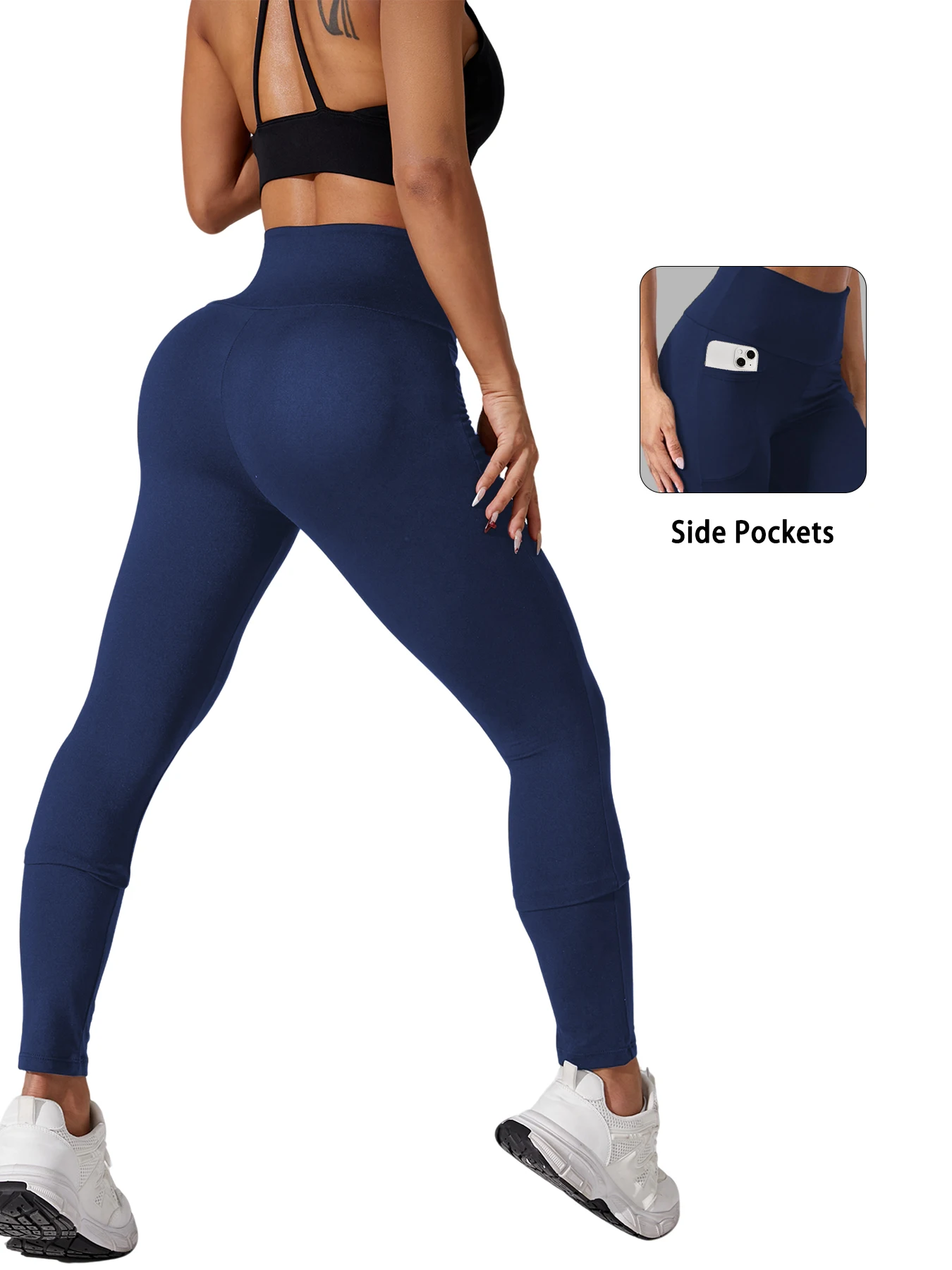 Women's Super Soft Leggings with Pockets, High Waisted Tummy Control for Yoga Workout and Casual Lounge Wear Comfort view 2
