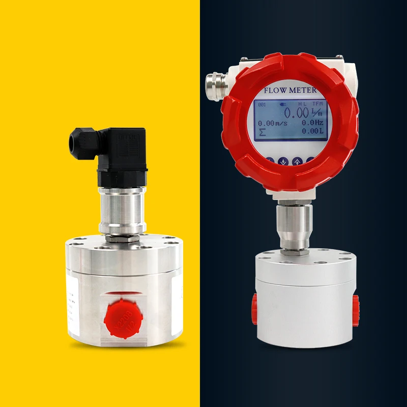 Wifi Digital 2 Inch Rs485 Dn50 Chemical Gear Flow Meter Rs485 Pulse Acid Resistant Edible Oil Sea Water Circular Gear Flow Meter