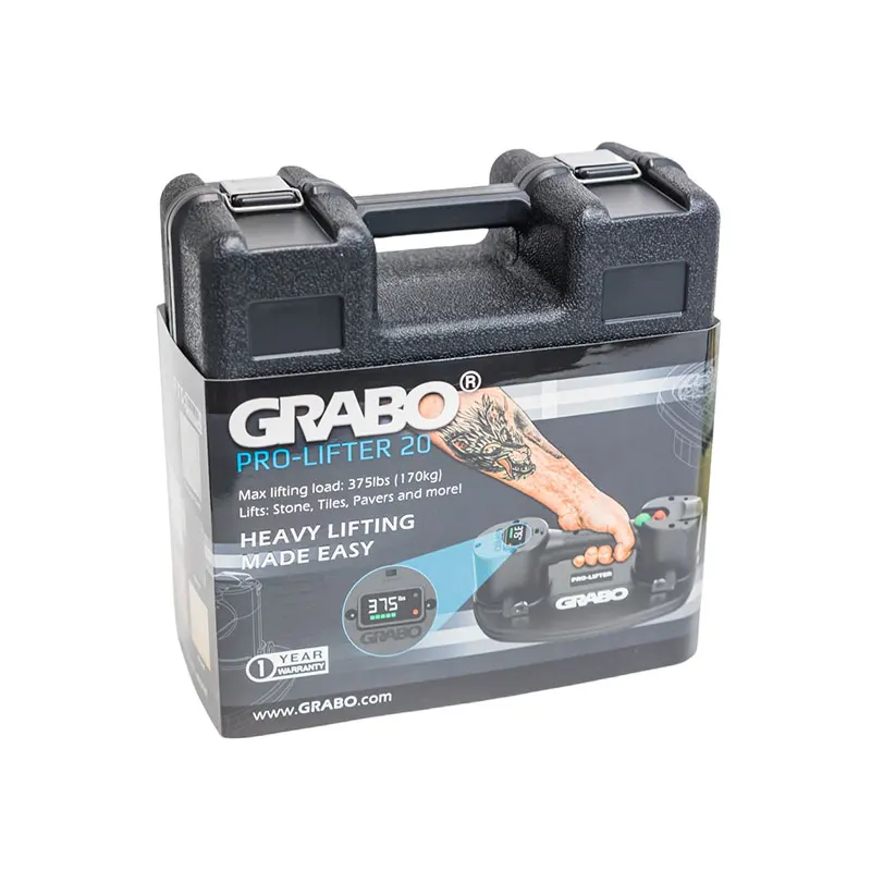 Imagem -02 - Grabo-case Shell Duro para Levantador Pro Ventosa a Vácuo Proteção Superior Mala de Ferramentas Durável Mão Carry Molde do Sopro