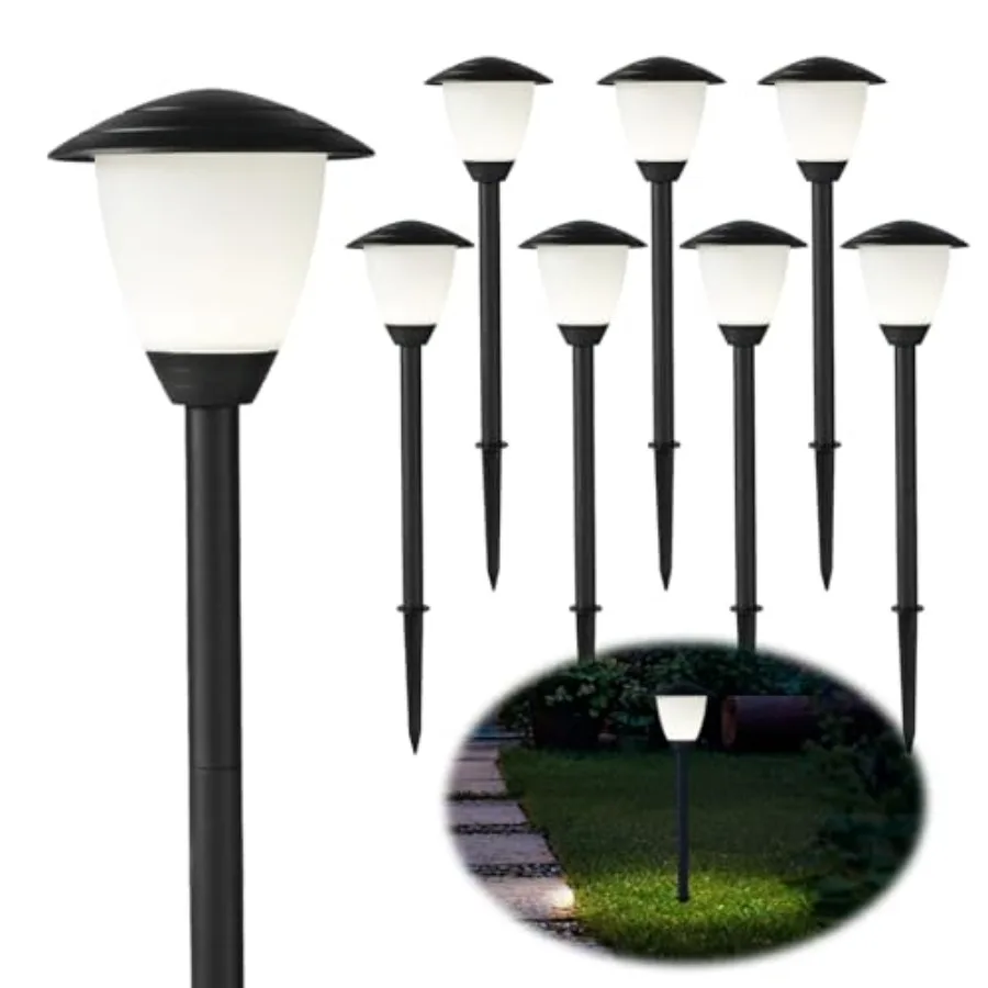 

Низковольтные ландшафтные светильники LED 1.7W 12V 3000K Теплый белый свет IP65 Водонепроницаемые, сертифицированные ETL, для двора, дорожек, сада