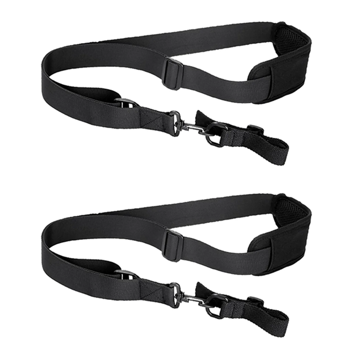 2PCS Shoulder Strap Nylon Padded Belt Shoulder Strap Harness for Lawn Mowers Garden Tool Accessories Black