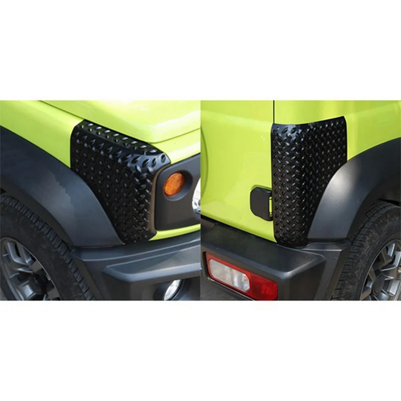 

Efficientt-4 шт., угловая крышка на крыло, переднее и заднее крыло, угловая накладка на крышку, угловая наклейка для Suzuki Jimny 2019 20