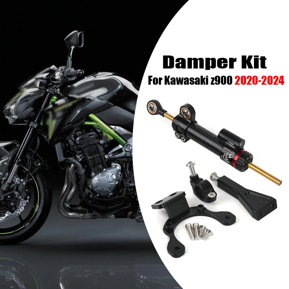 

New Motorcycle CNC Steering Damper Stabilize Dampers Bracket Mounting Kit For KAWASAKI Z 900 z900 Z900 2020 2021 2022 2023 2024