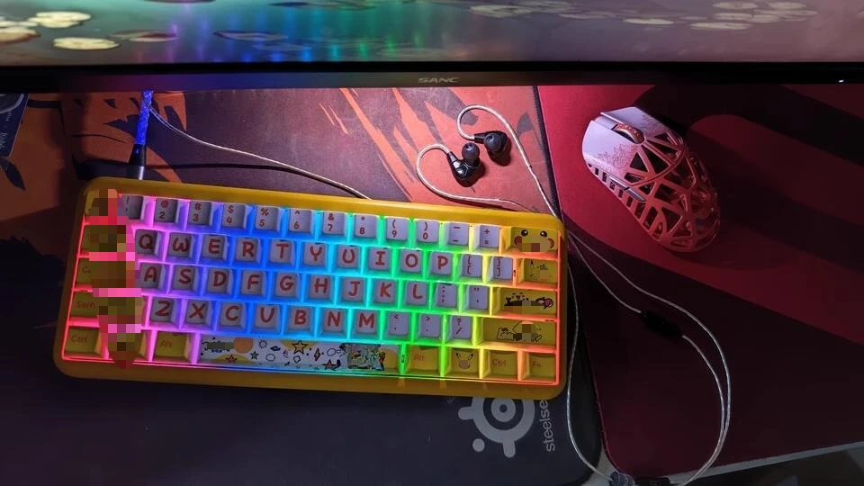 GH60 Keyboard Case 60% Mechanical Keyboard Shell DIY Custom CNC Aluminum AULA/hm66 Case for wooting Gaming Keyboards PC Gamer