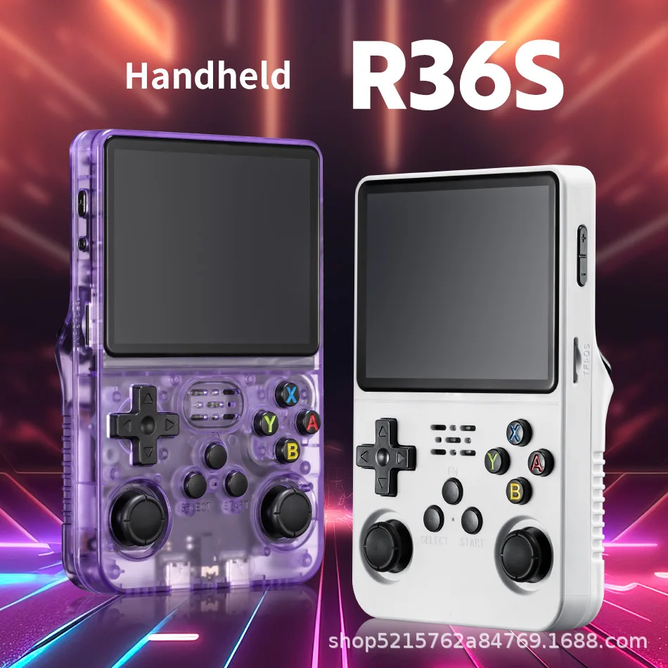 R36s Retro Handheld Game Player Linux System 3.5 Inch Ips Screen R36s Portable Pocket Video Game Console Player For Ps1/N64