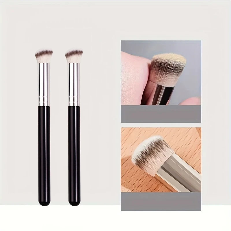 270Concealer Brush，Premium Nose Shadow and Kabuki Blush Brush，Flawless Eye Makeup Dense Facial Makeup Brush，Used for Mixing Liqu