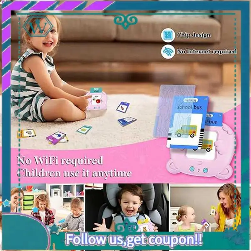 A75Q-Multilingual Learning Machine For Kids Interactive Talking Flash Cards Audio Book For Learning English 224 Sight Words